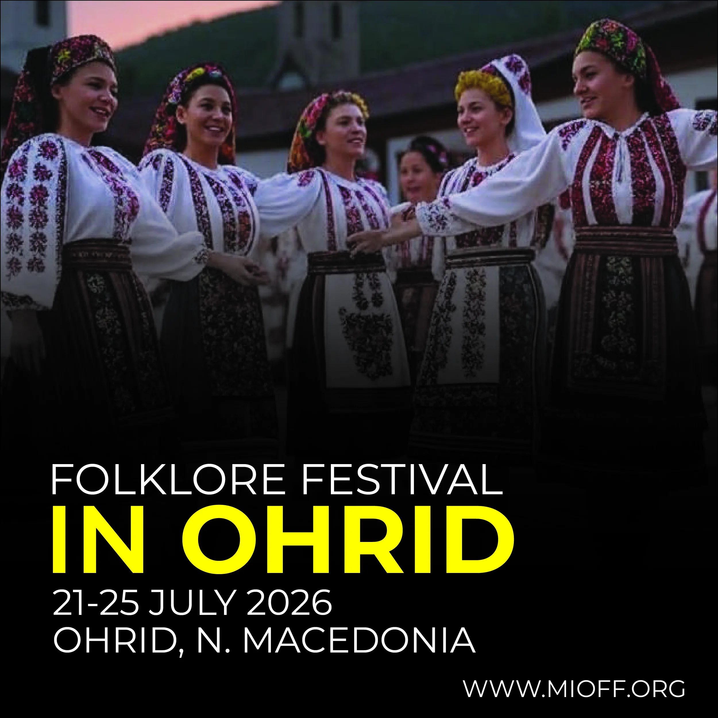 XXV. FESTIVAL DAYS IN OHRID <BR> 21-25 July 2026