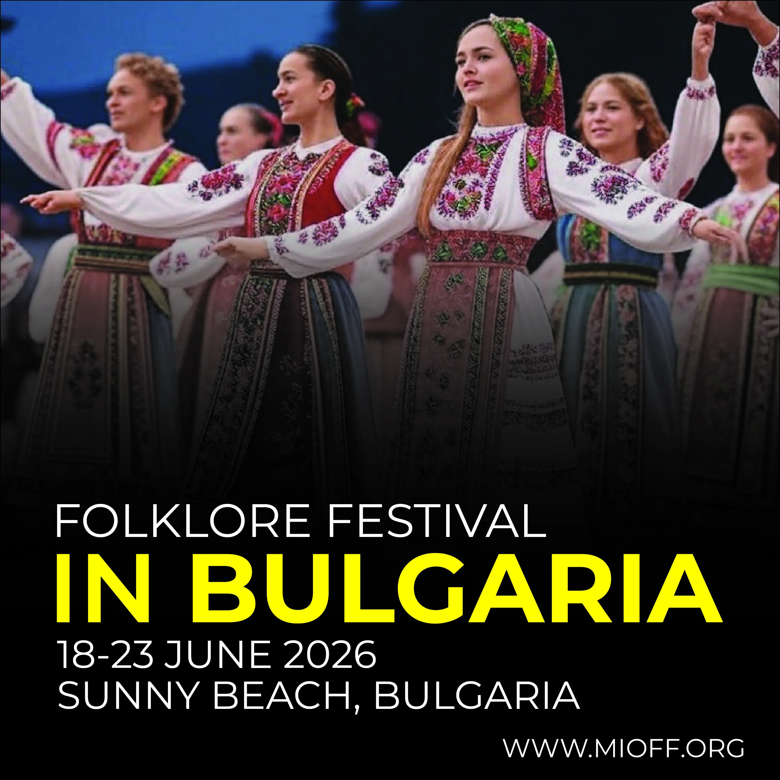 FOLKLORE FESTIVAL SUNNY BEACH<br> 18-23 June 2026