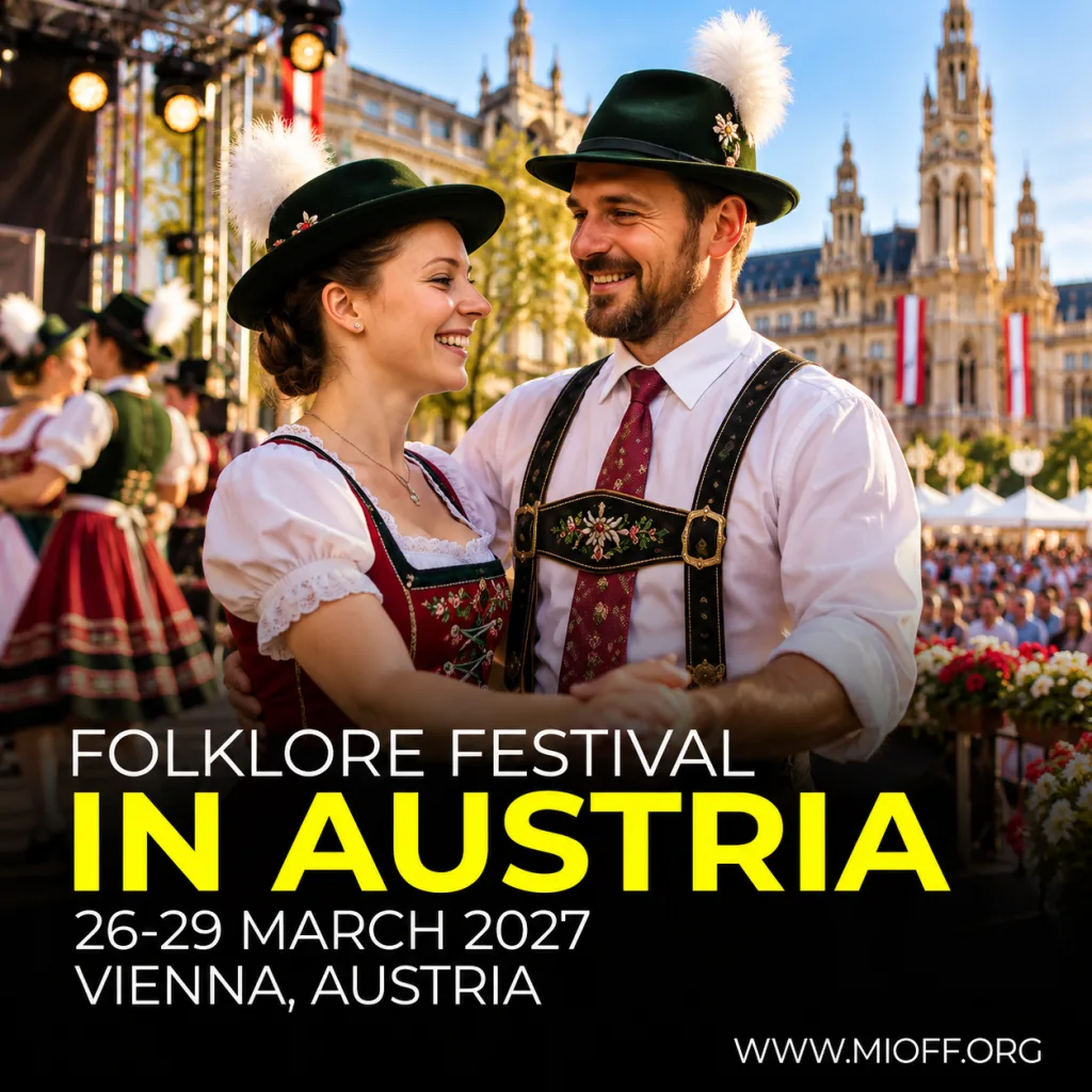 FOLKLORE FESTIVAL IN VIENNA<BR> 26 - 29 March 2027