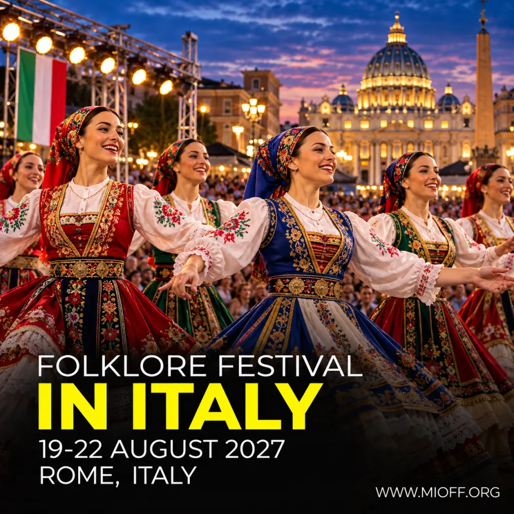 XII FOLKLORE FESTIVAL ROMA IN DANZA <BR> 19 - 22 August 2027
