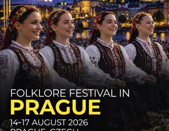 XIII FOLKLORE FESTIVAL IN PRAGUE <BR> 14 - 17 August 2026
