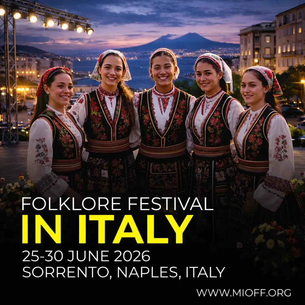 IX FOLKLORE FESTIVAL IN SORRENTO <BR> 25 - 30 June 2026