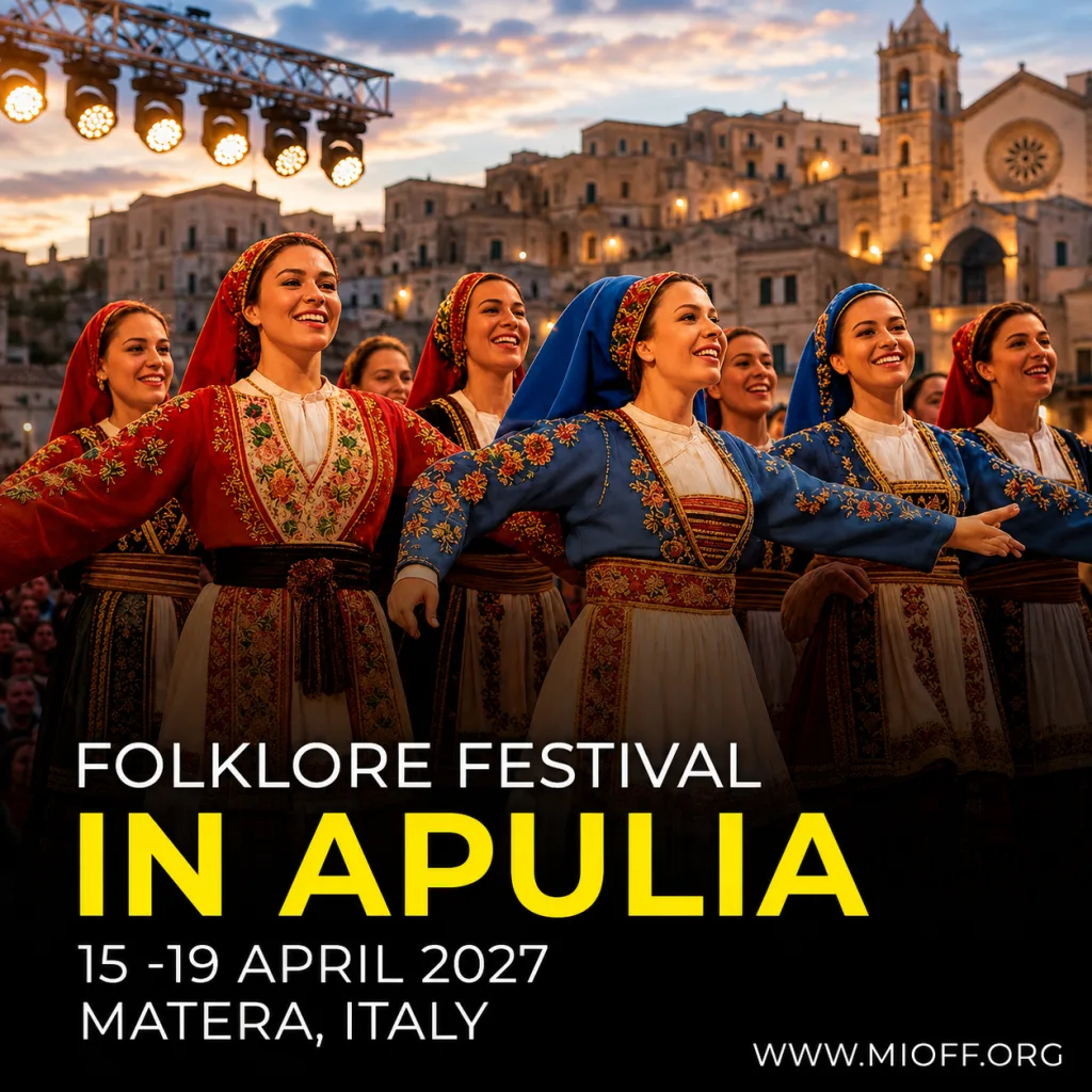 FOLKLORE FESTIVAL IN APULIA <BR>15-19 April 2027