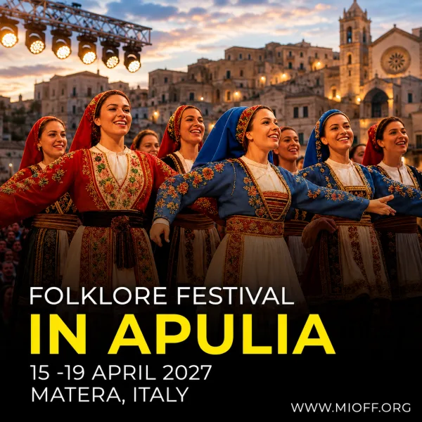 FOLKLORE FESTIVAL IN APULIA <BR>15-19 April 2027