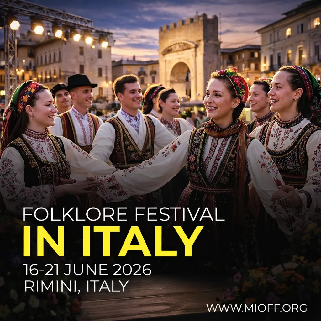 FOLKLORE FESTIVAL IN ITALY <BR> 16 - 21 June 2026