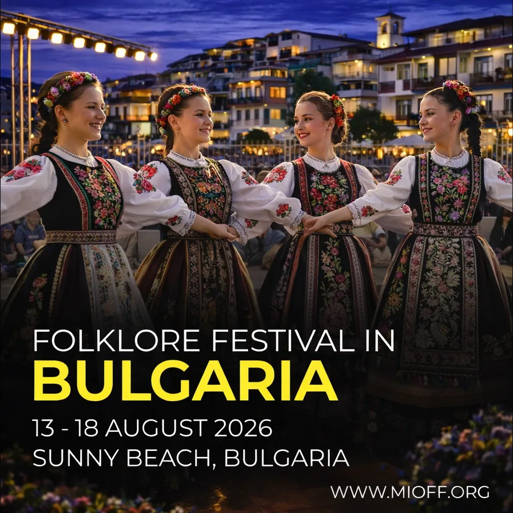 FOLKLORE FESTIVAL SUNNY BEACH<br>13 - 18 August 2026