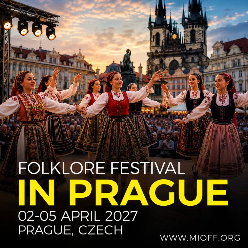 XII EASTER FOLKLORE FESTIVAL IN PRAGUE <BR> 02 - 05 April 2027