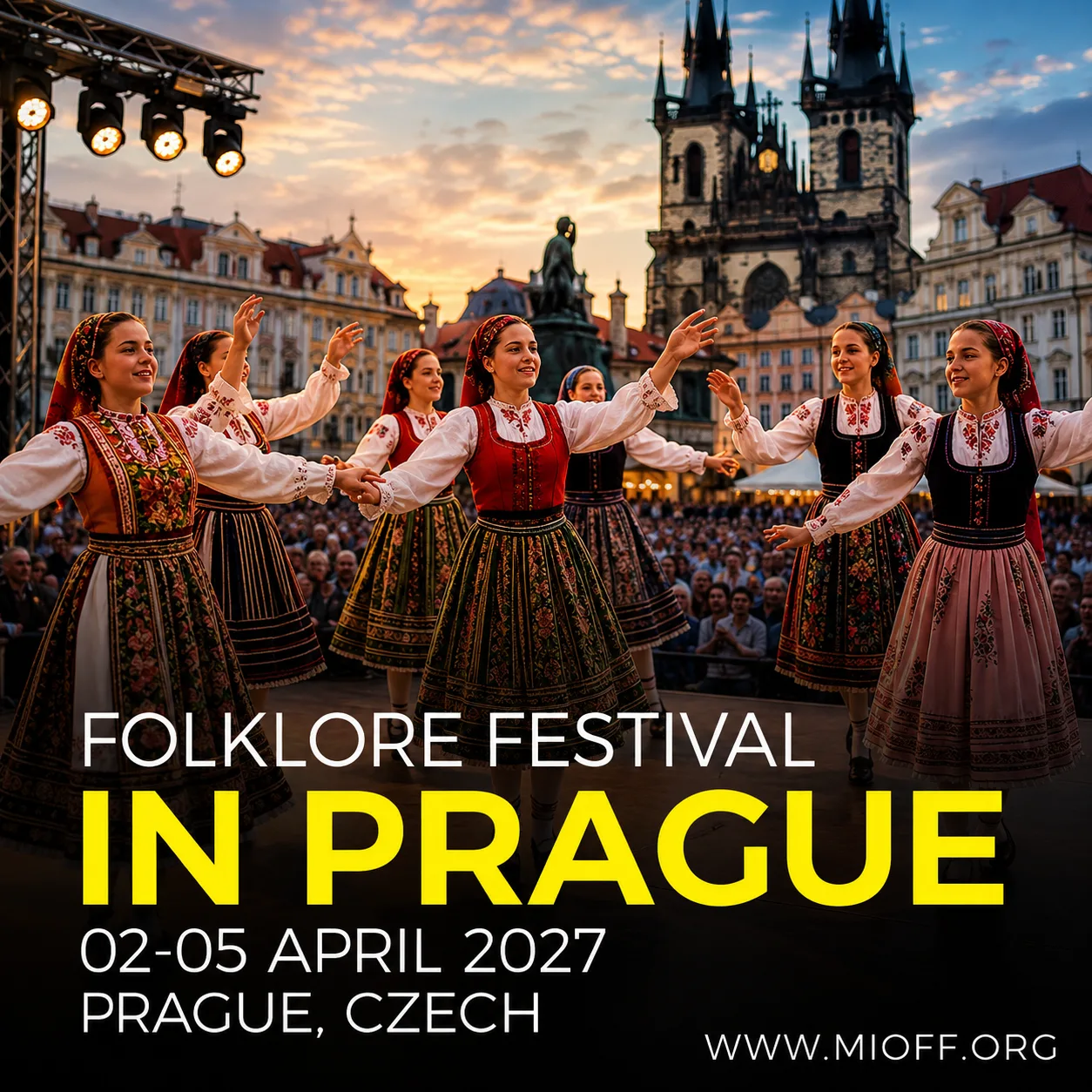 XII EASTER FOLKLORE FESTIVAL IN PRAGUE <BR> 02 - 05 April 2027