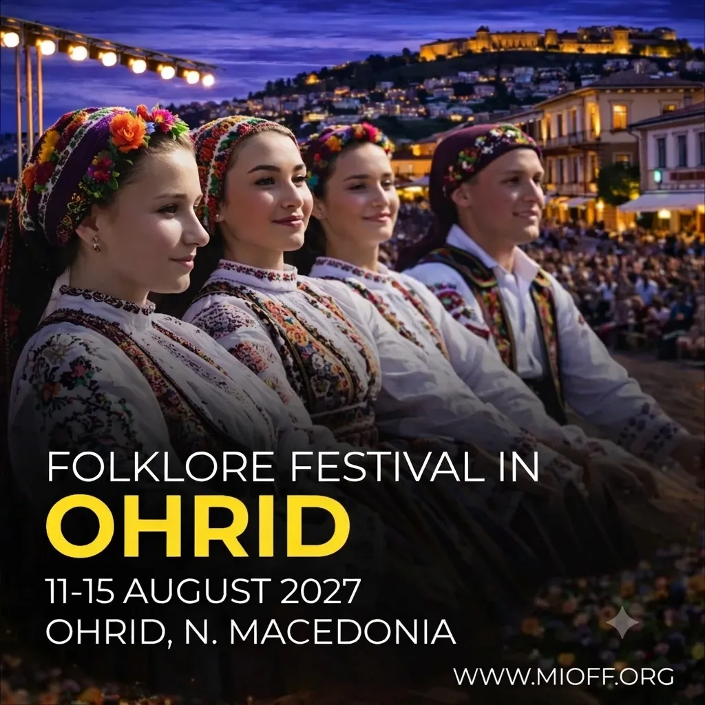 XXVII. FESTIVAL DAYS IN OHRID <BR> 11-15 August 2027