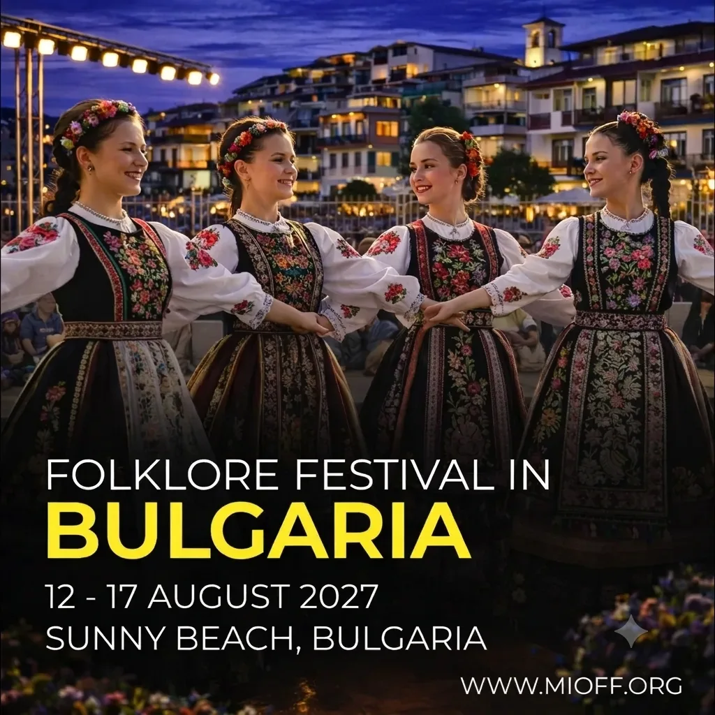 FOLKLORE FESTIVAL SUNNY BEACH<br>12 - 17 August 2027