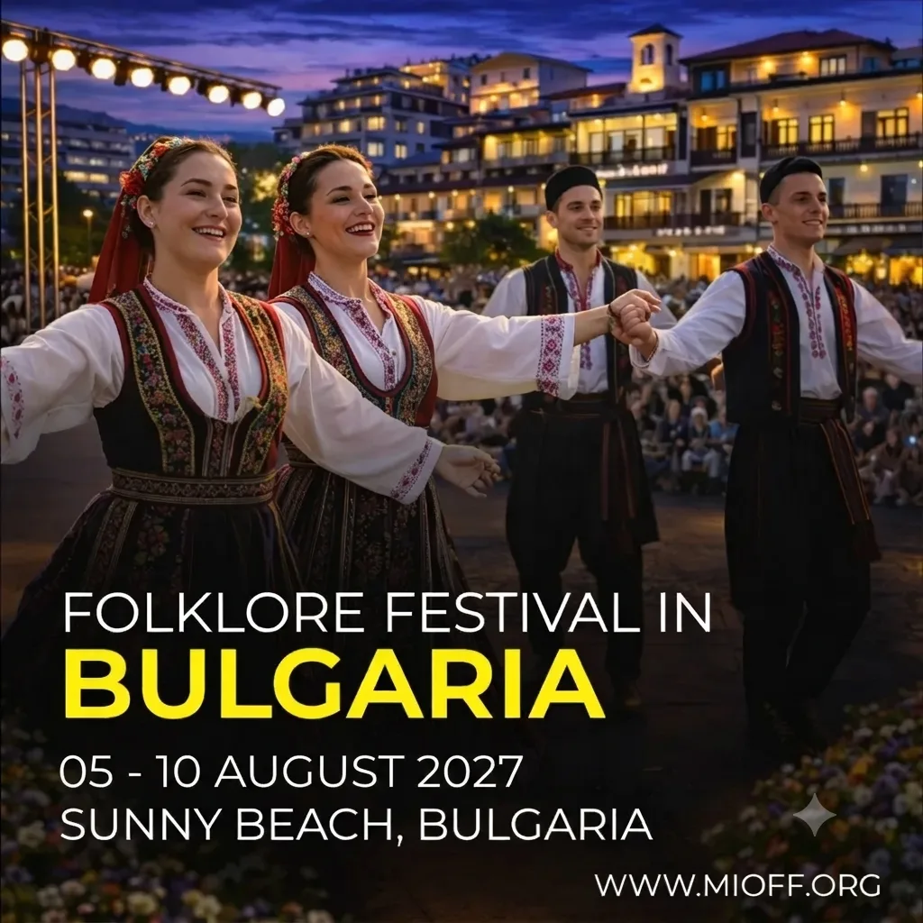 FOLKLORE FESTIVAL SUNNY BEACH<br>05 - 10 August 2027