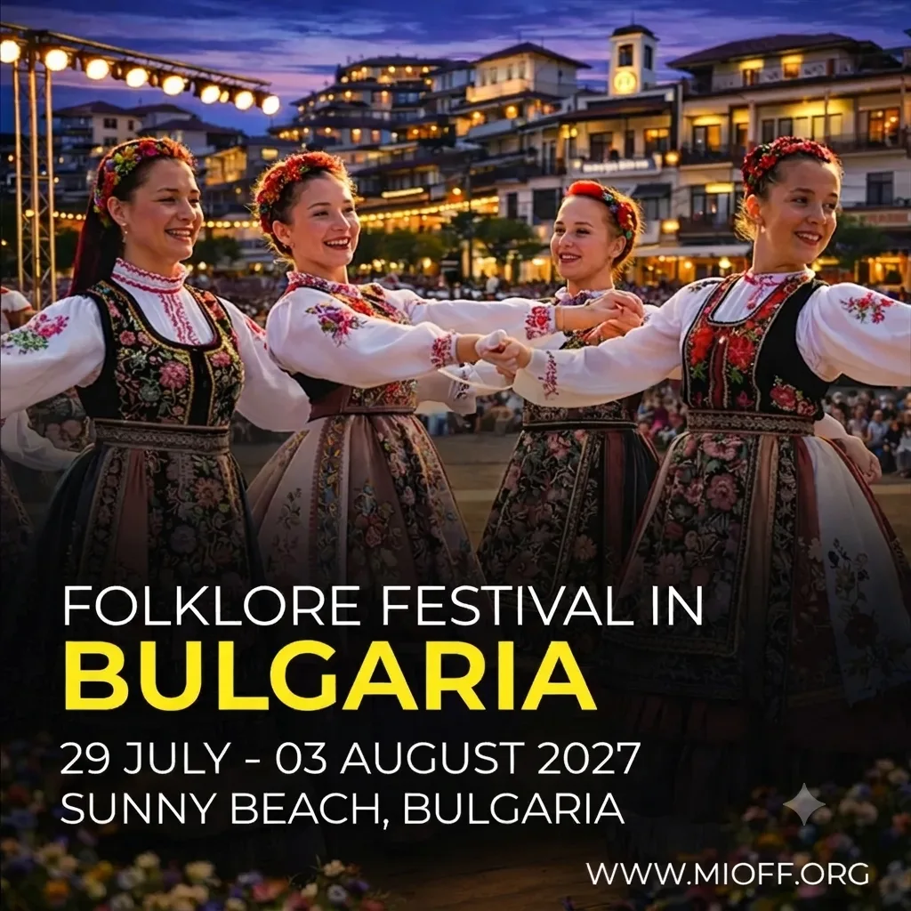 FOLKLORE FESTIVAL SUNNY BEACH<br>29 July - 03 August 2027