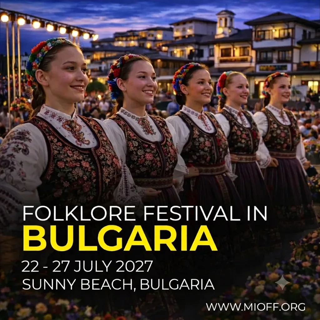 FOLKLORE FESTIVAL SUNNY BEACH<br> 22 - 27 July 2027