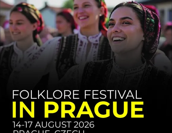 XIII FOLKLORE FESTIVAL IN PRAGUE <BR> 14 - 17 August 2026