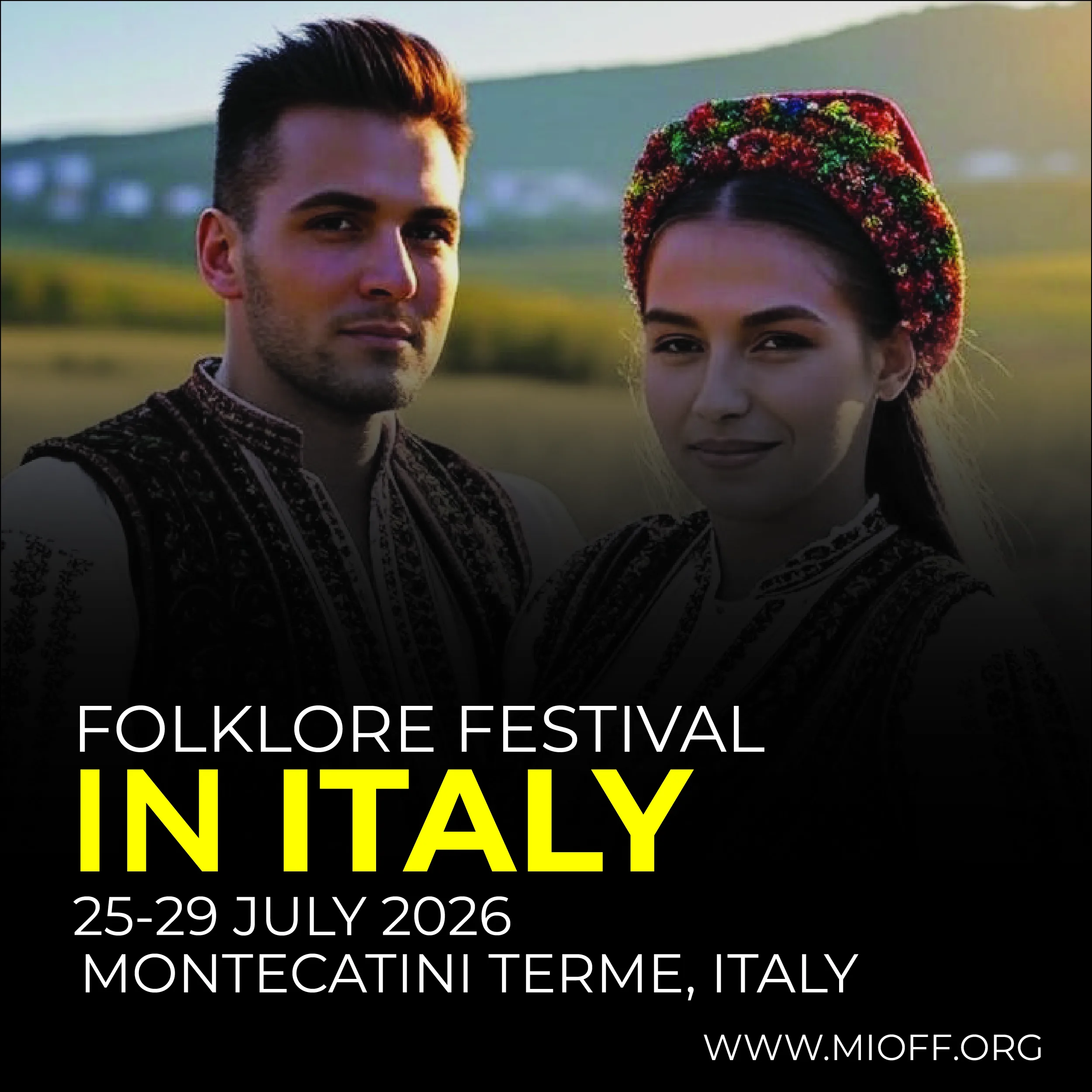 FOLKLORE FESTIVAL MONTECATINI TERME<BR> 25 - 29 July 2026