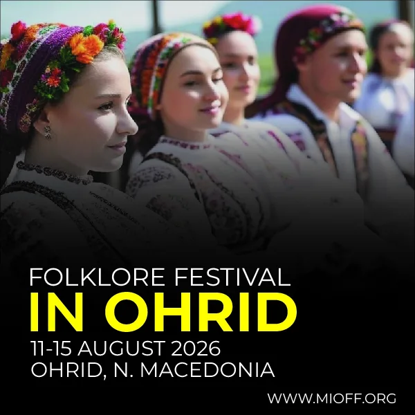 XXVII. FESTIVAL DAYS IN OHRID <BR> 11-15 August 2026