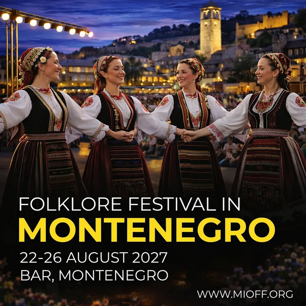 XXV. FESTIVAL DAYS IN MONTENEGRO <BR> 22-26 August 2027