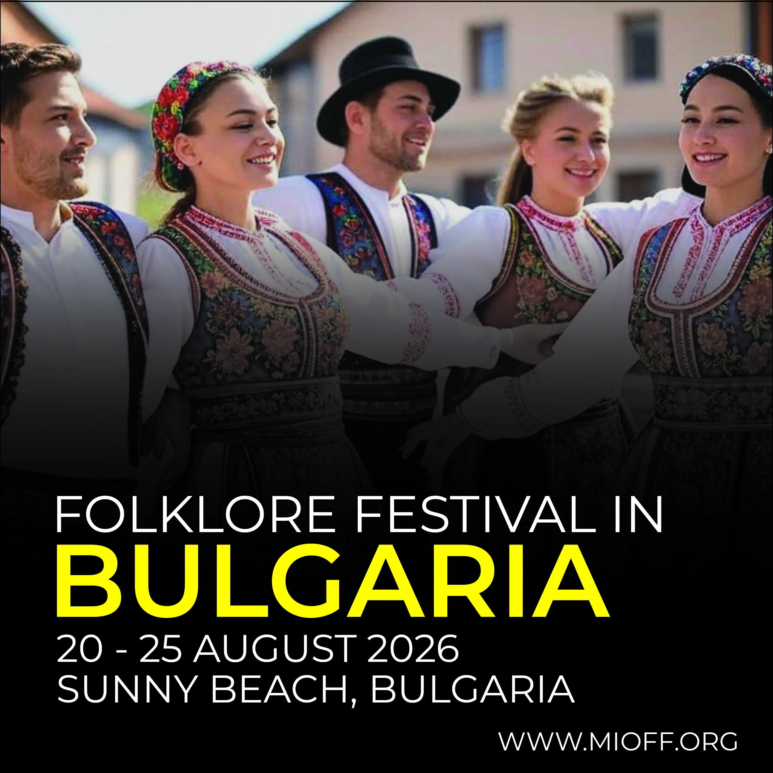 FOLKLORE FESTIVAL SUNNY BEACH<br>20 - 25 August 2026