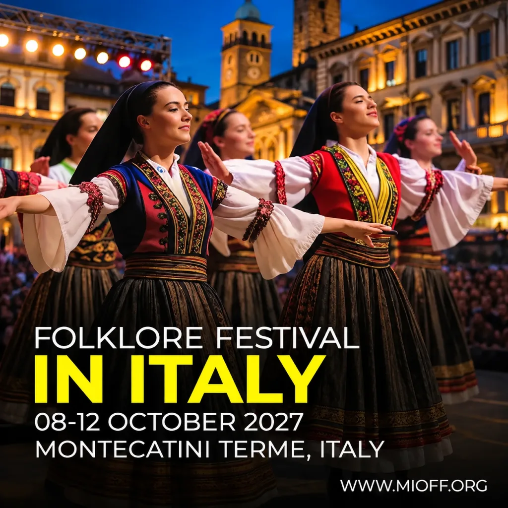 FOLKLORE FESTIVAL IN TUSCANY<BR> 08-12 October 2027