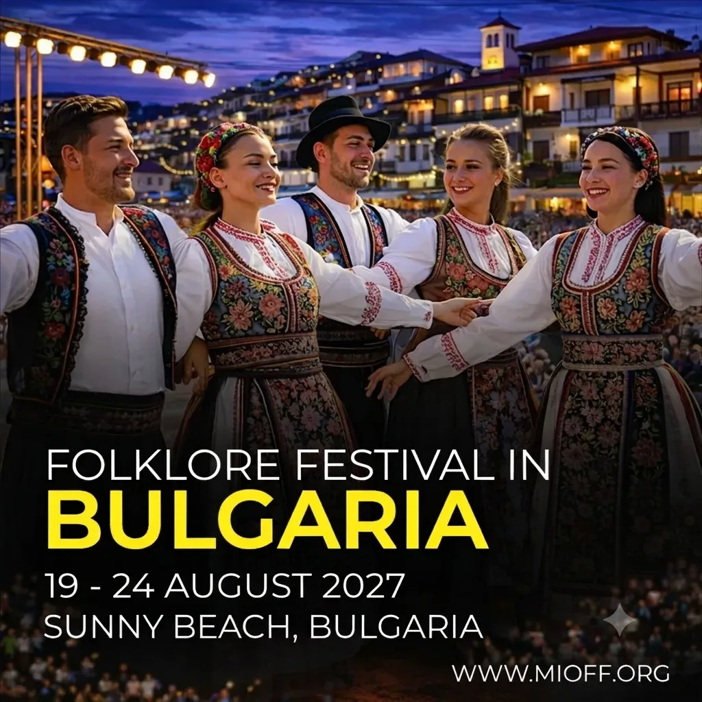 FOLKLORE FESTIVAL SUNNY BEACH<br>19 - 24 August 2027