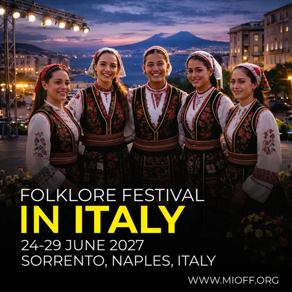 IX FOLKLORE FESTIVAL IN SORRENTO <BR> 24 - 29 June 2027